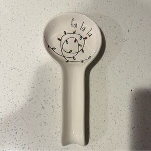 Rae Dunn Cream Spoon Rest